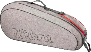 WILSON Team Tennis Racket Bag - Heather Green and Heather Grey