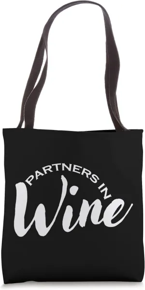 Wine Partners in Wine Tote Bag