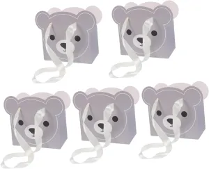 WOFASHPURET Flower Bouquet Pouch 5pcs Adorable Bouquet Bag Handle Trapezoidal Shape for Wrapping on Special Occasions