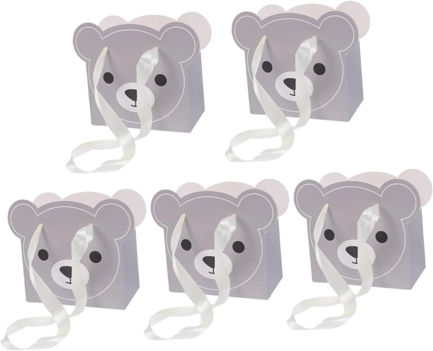 WOFASHPURET Flower Bouquet Pouch 5pcs Adorable Bouquet Bag Handle Trapezoidal Shape for Wrapping on Special Occasions