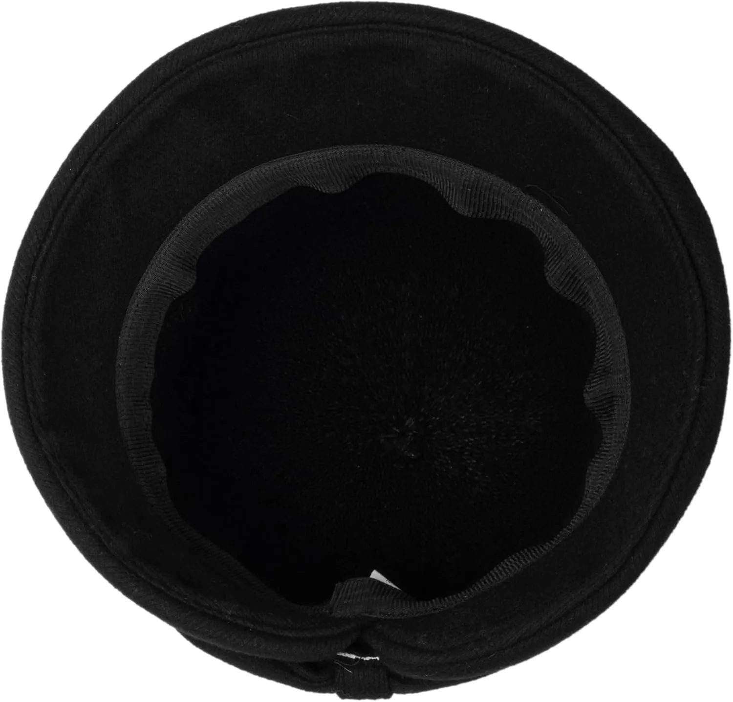 Women Vintage Cloche Church-Hat - 1920s Crushable Winter Wool Felt Bowler Bucket Hat