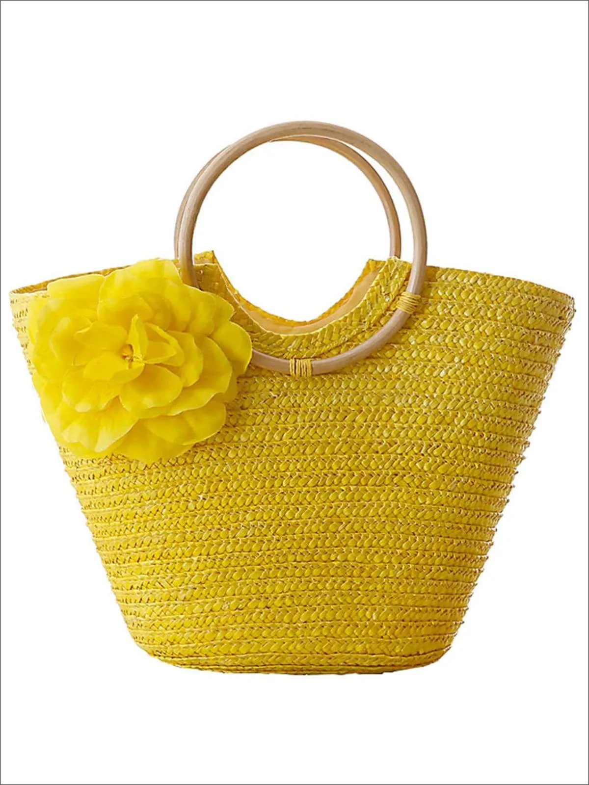 Women's Fashion Flower Embellished Bohemian Handbag