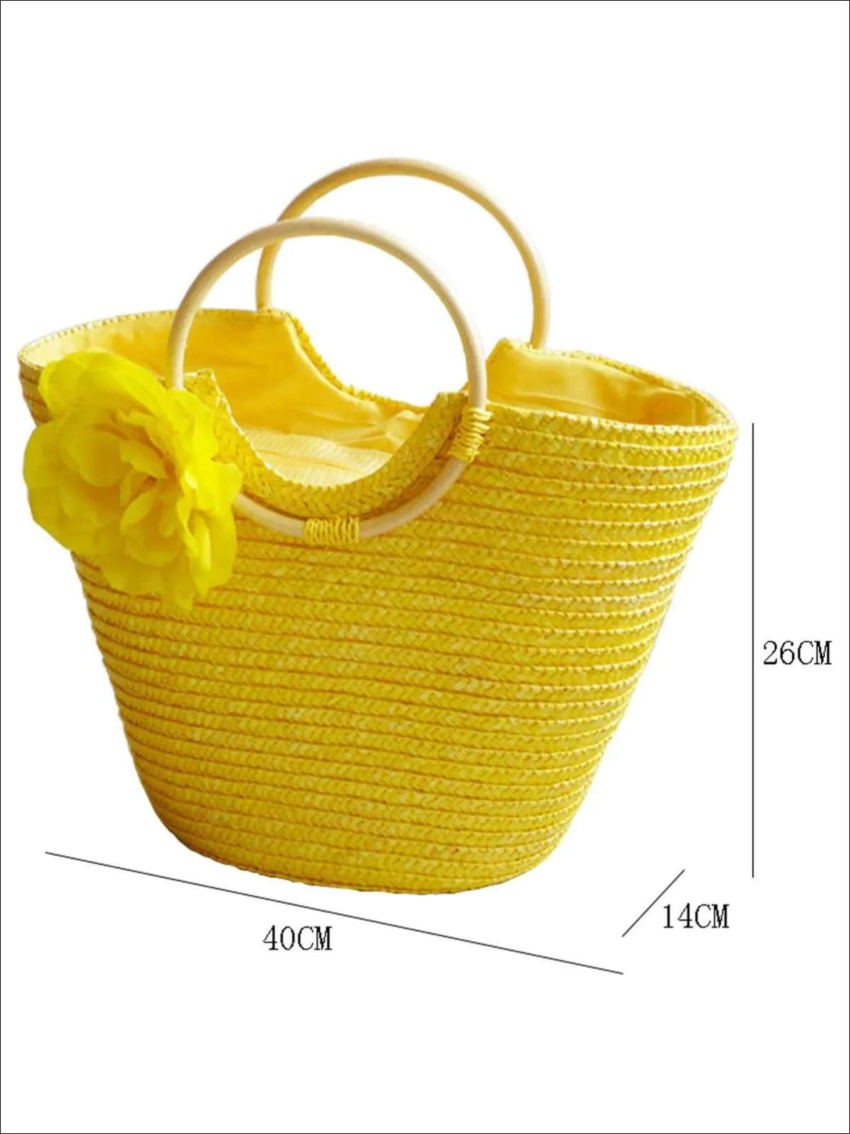 Women's Fashion Flower Embellished Bohemian Handbag