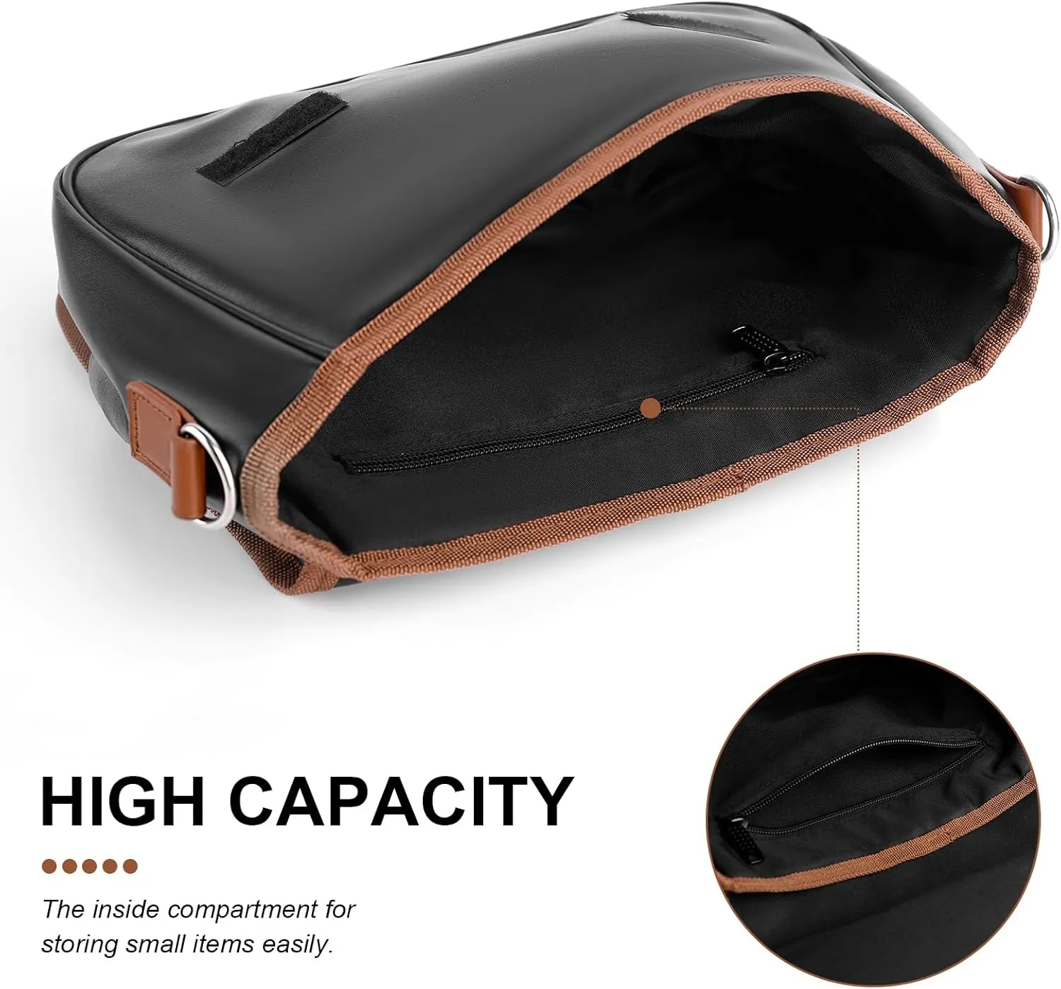Women's Lightweight Crossbody Bag With Detachable Shoulder Strap For Daily Use