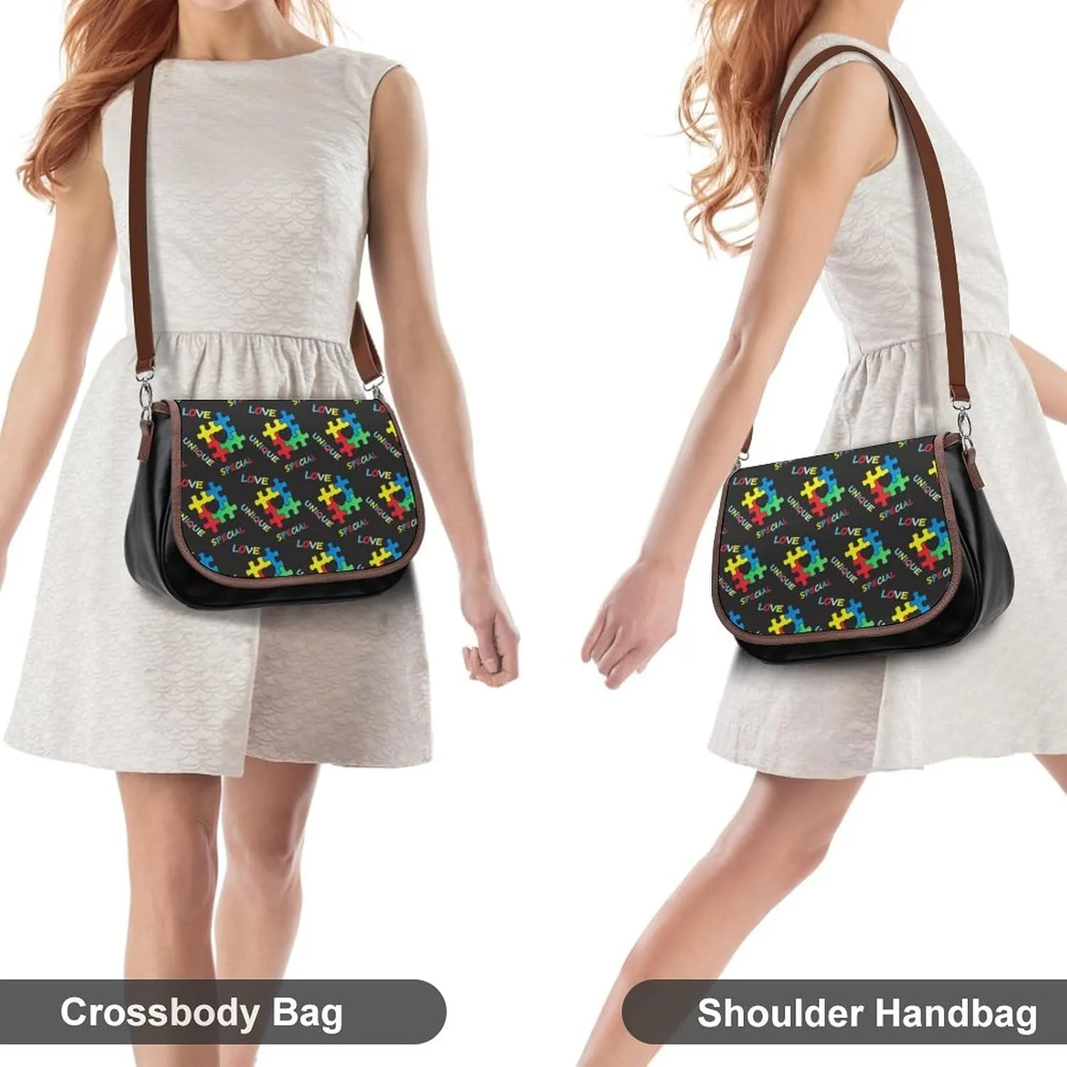 Women's Lightweight Crossbody Bag With Detachable Shoulder Strap For Daily Use