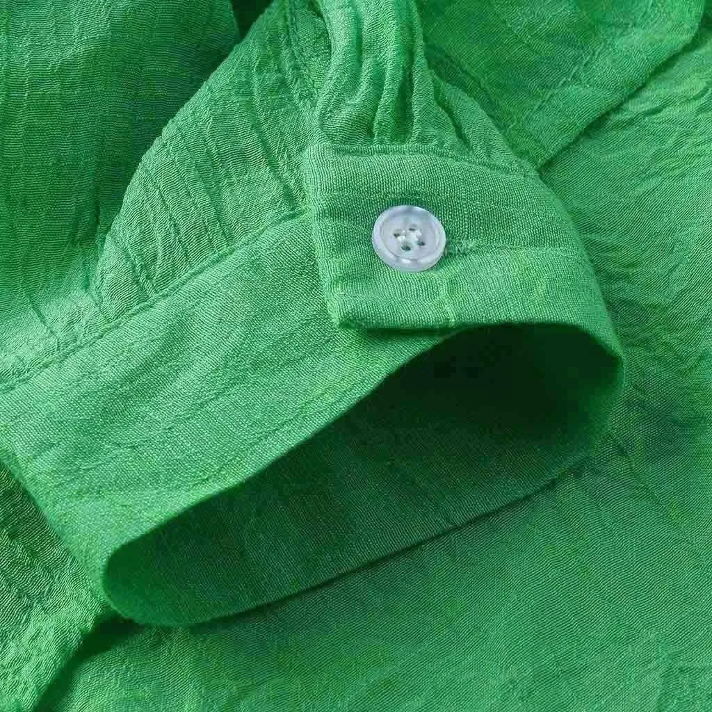 Women's Linen Shirts 2025 Summer Rolled 3/4 Sleeve V Neck Tshirts Plus Size Plain Blouses Casual Loose Fit Tunic Top