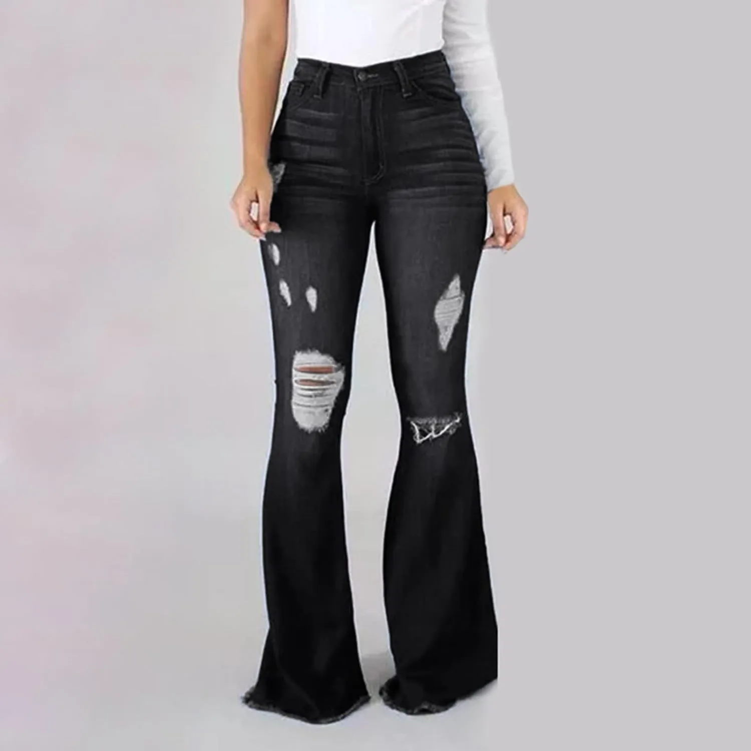 Womens Linen Wide Leg Pants Pull On Capri Pants for Women Cropped Tapered Leg Pant Cargo Capri for Women Casual