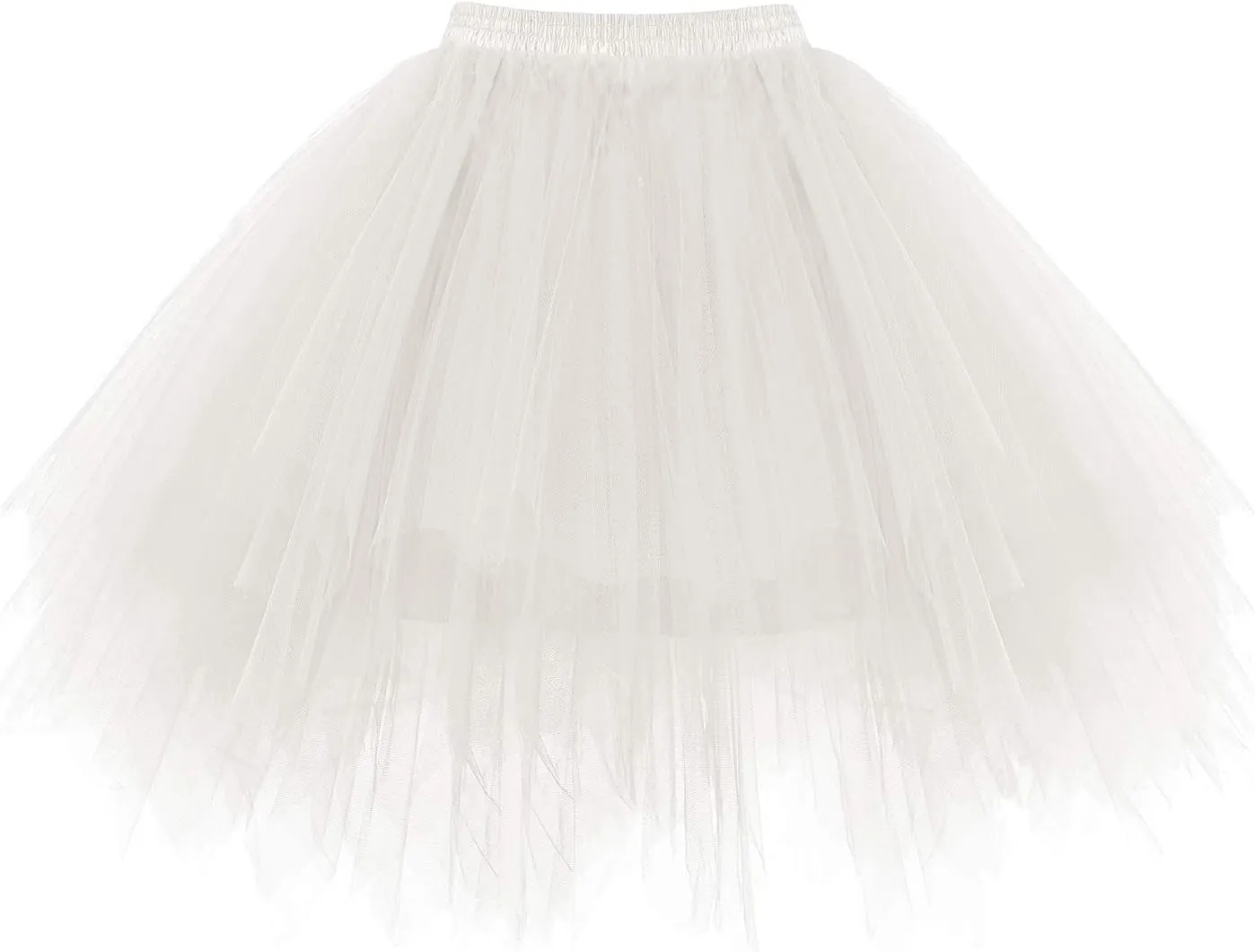 Women's Mini Tulle Skirt 1950s Vintage Adult Ballet Tutu Skater Skirt for Cosplay Party