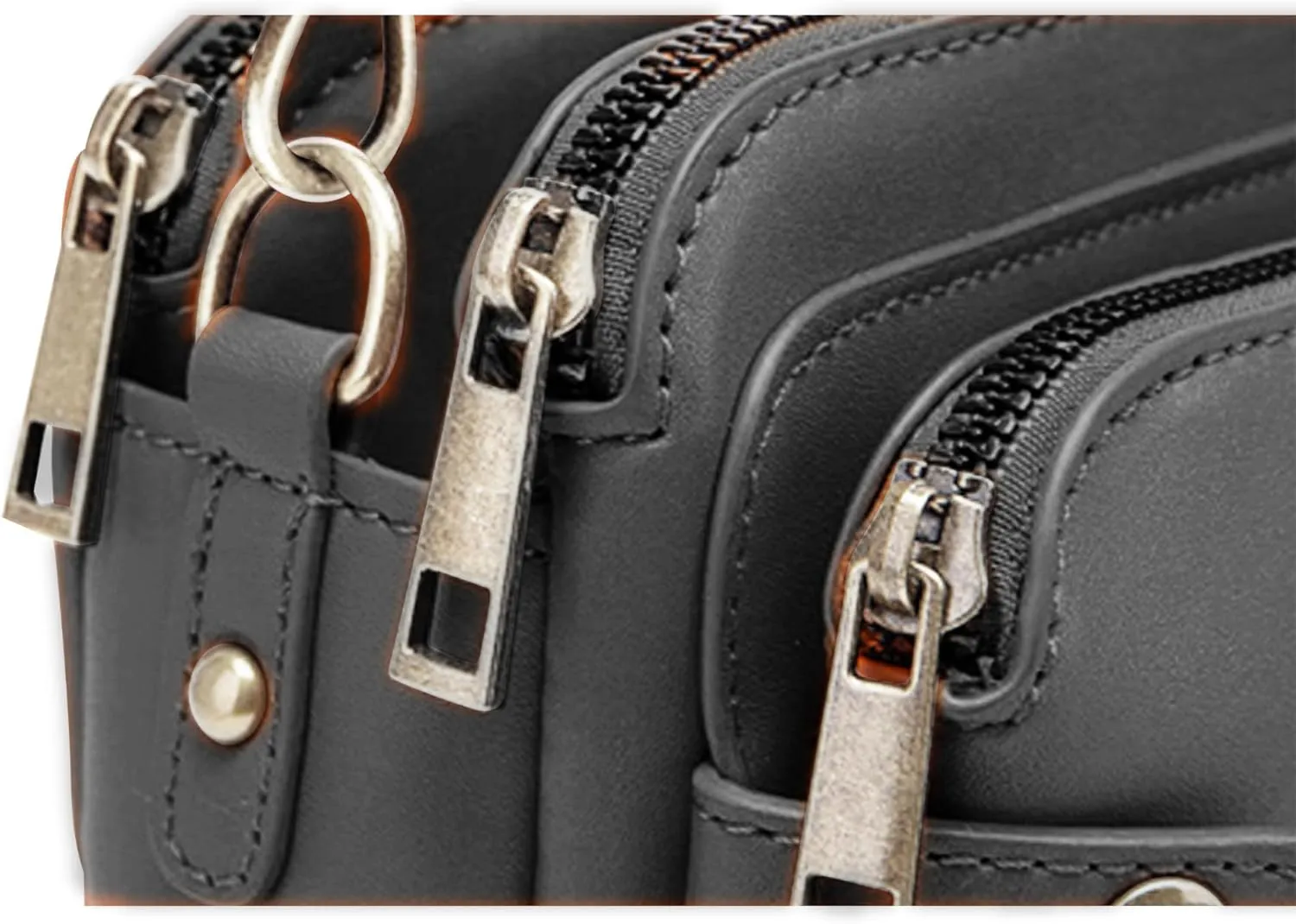 Women's PU Leather Three-Layer Crossbody Shoulder Bag - Stylish, Durable, Multi-Compartment Handbag for Everyday Use