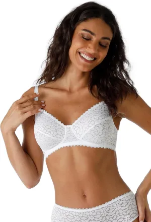 Women's Senza Ferretto Value Elegance Bra Opaque White 34/3D, White, 34 / 3D