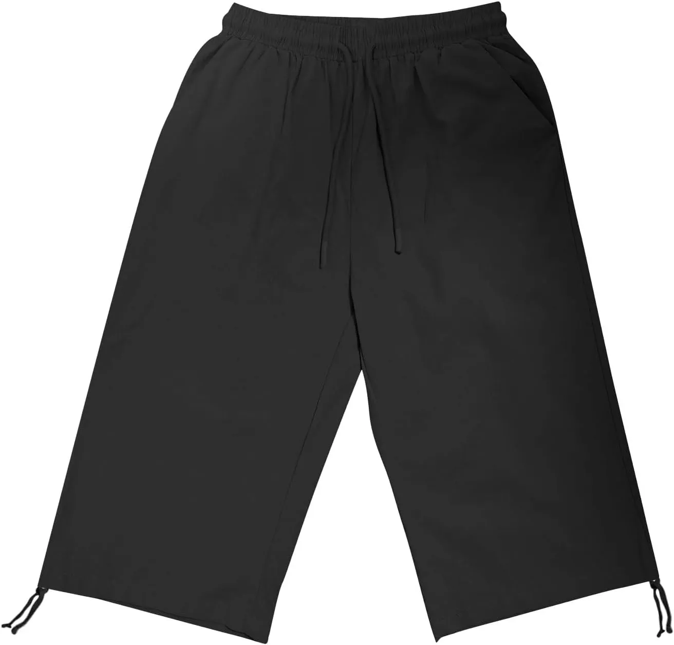 Womens Shorts 2025 Summer Fashion Linen Shorts Bermuda Knee Length Casual Loose Pants Workout Pants
