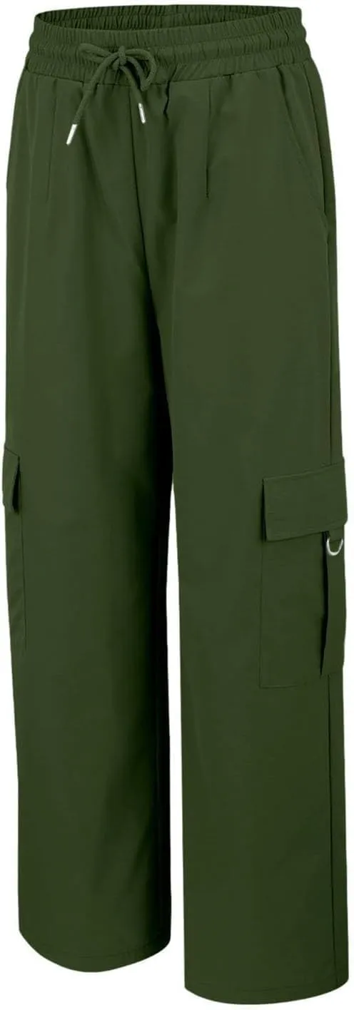 Women's Straight Leg Pants Women's Straight Leg Pants Summer Floral Solid Long Palazzo Lounge Beach Trousers with Pocket
