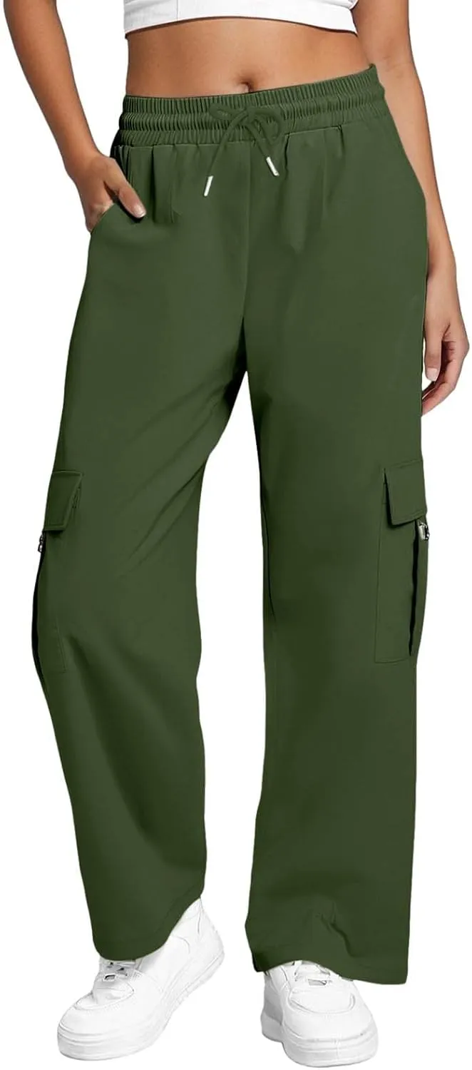 Women's Straight Leg Pants Women's Straight Leg Pants Summer Floral Solid Long Palazzo Lounge Beach Trousers with Pocket