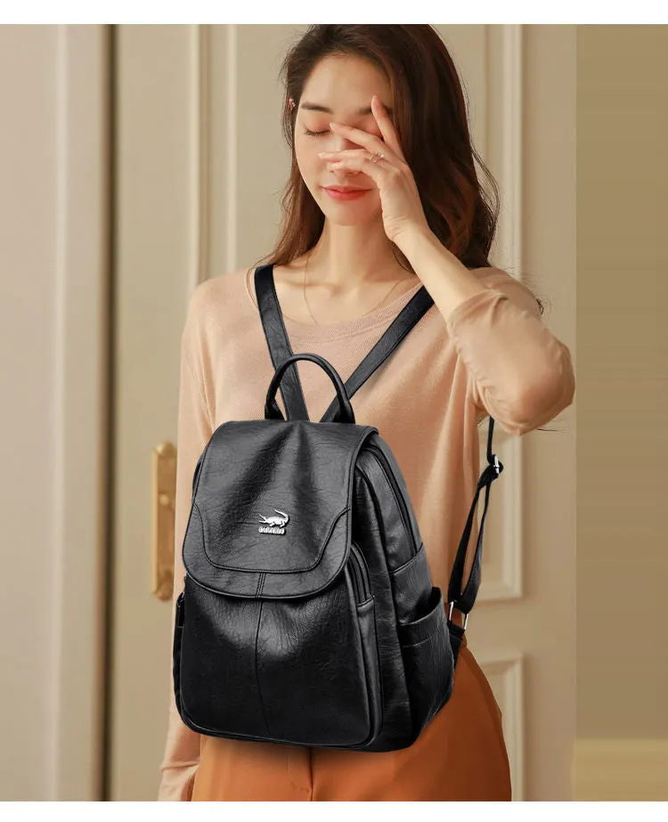 Women's Stylish Material Fashionable Large Capacity Backpacks