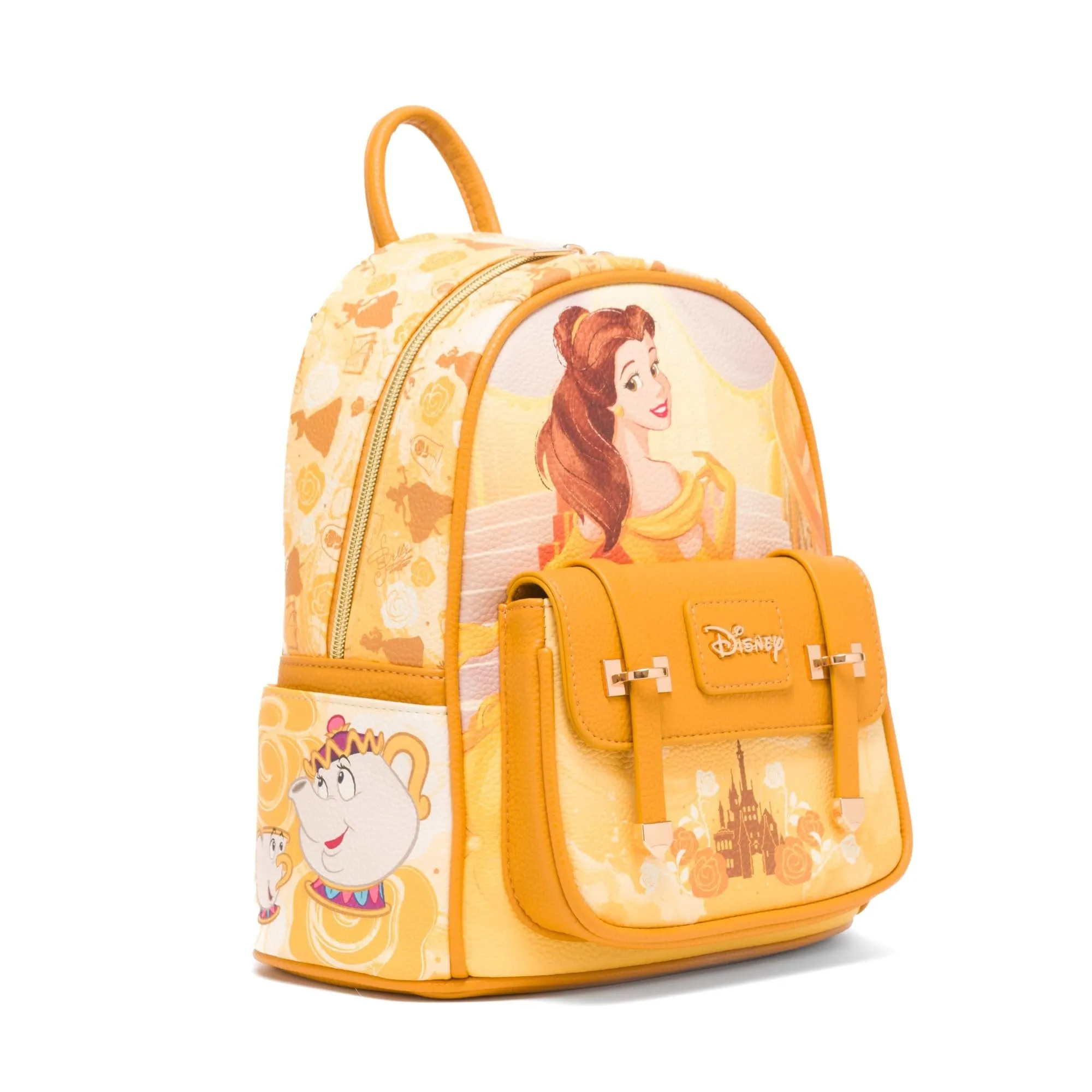 WondaPop Disney Beauty and the Beast Belle 11" Vegan Leather Fashion Mini Backpack