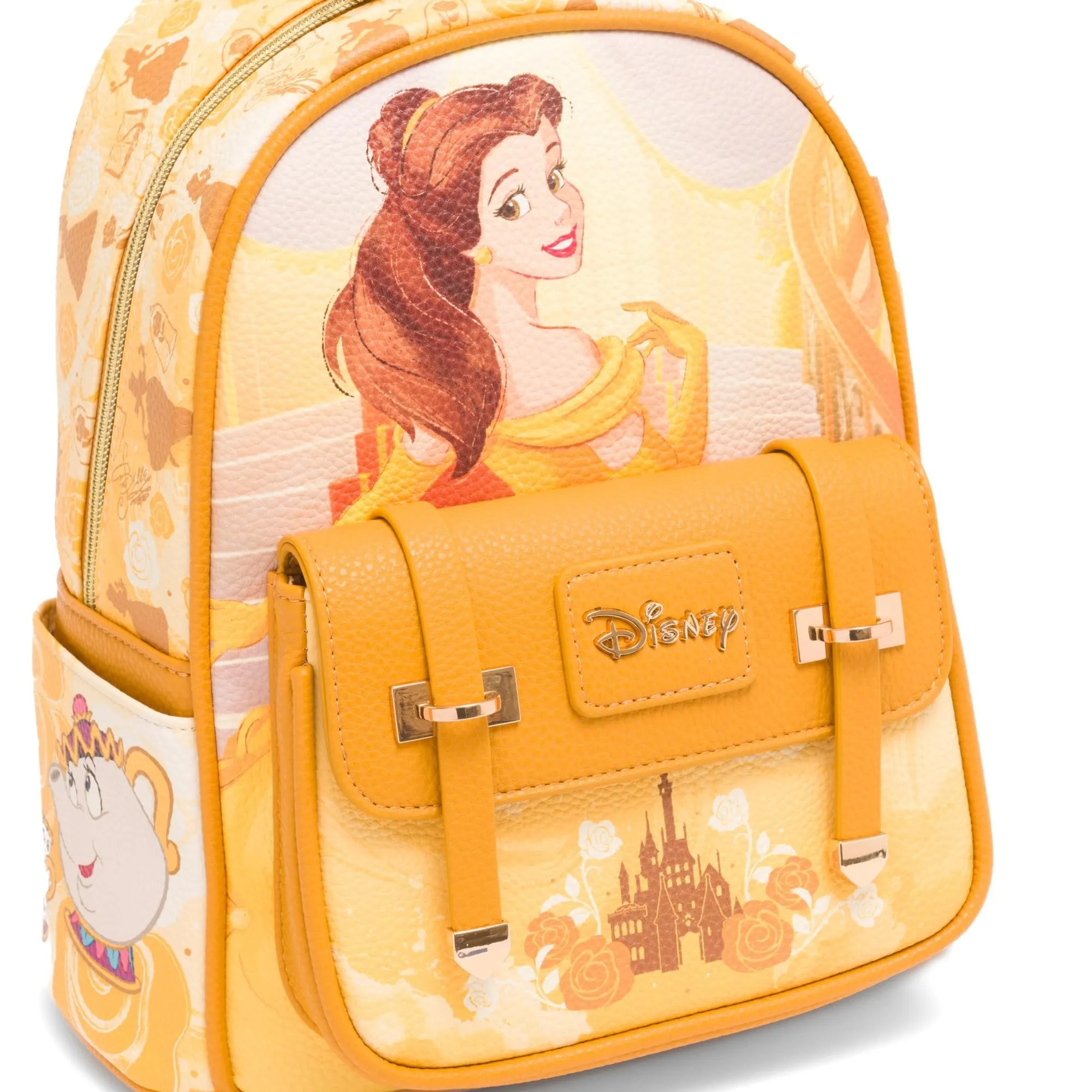 WondaPop Disney Beauty and the Beast Belle 11" Vegan Leather Fashion Mini Backpack