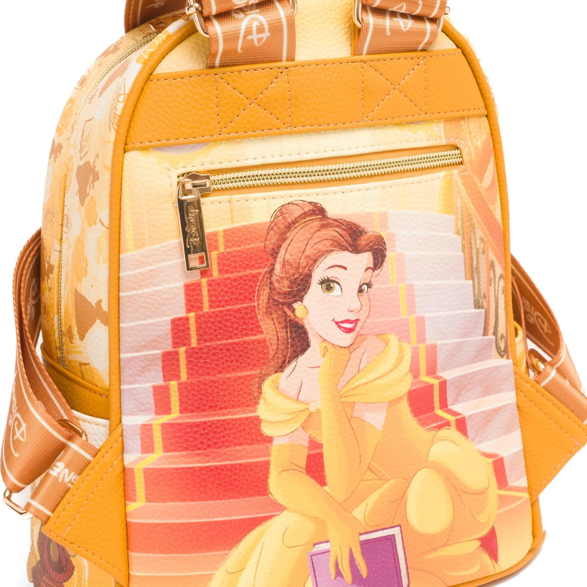 WondaPop Disney Beauty and the Beast Belle 11" Vegan Leather Fashion Mini Backpack