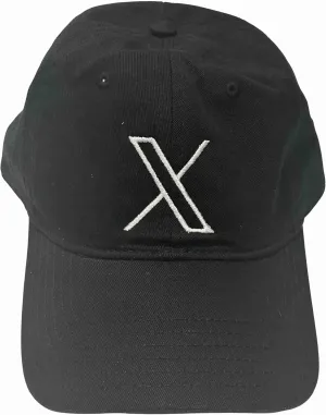 X Twitter Hat 2323 - Embroidered Adjustable Monogram Cap