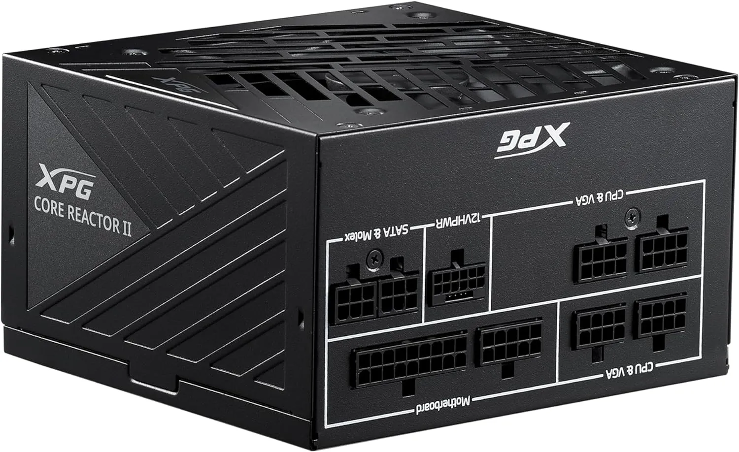 XPG Core Reactor II Modular PSU: ATX3.0-80 Plus Gold - ATX - Fully Modular Power Supply - 10 Year Warranty - 750 Watt(COREREACTORII750G-BKCUS)