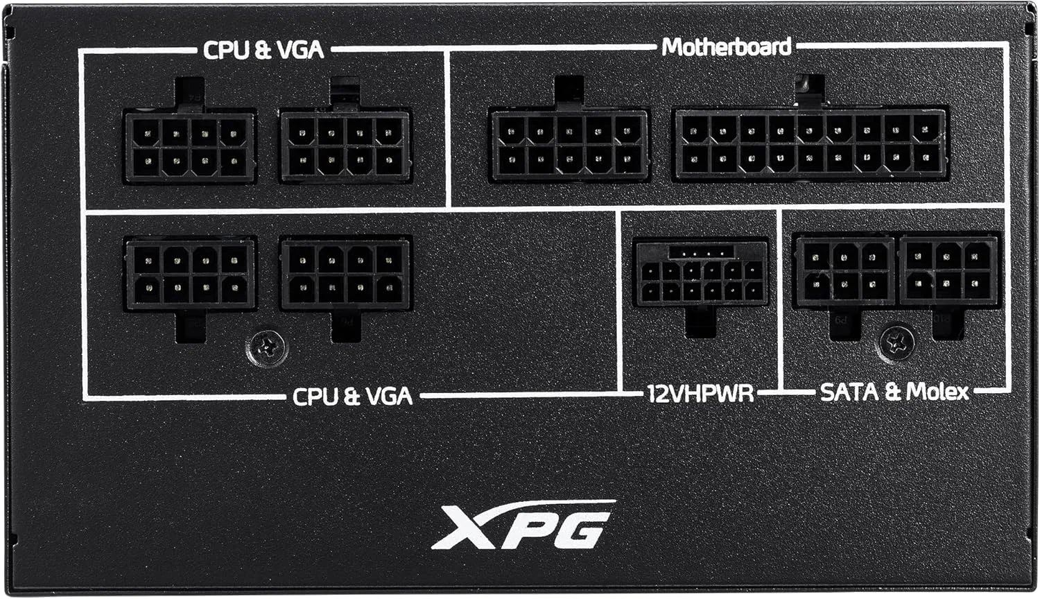 XPG Core Reactor II Modular PSU: ATX3.0-80 Plus Gold - ATX - Fully Modular Power Supply - 10 Year Warranty - 750 Watt(COREREACTORII750G-BKCUS)