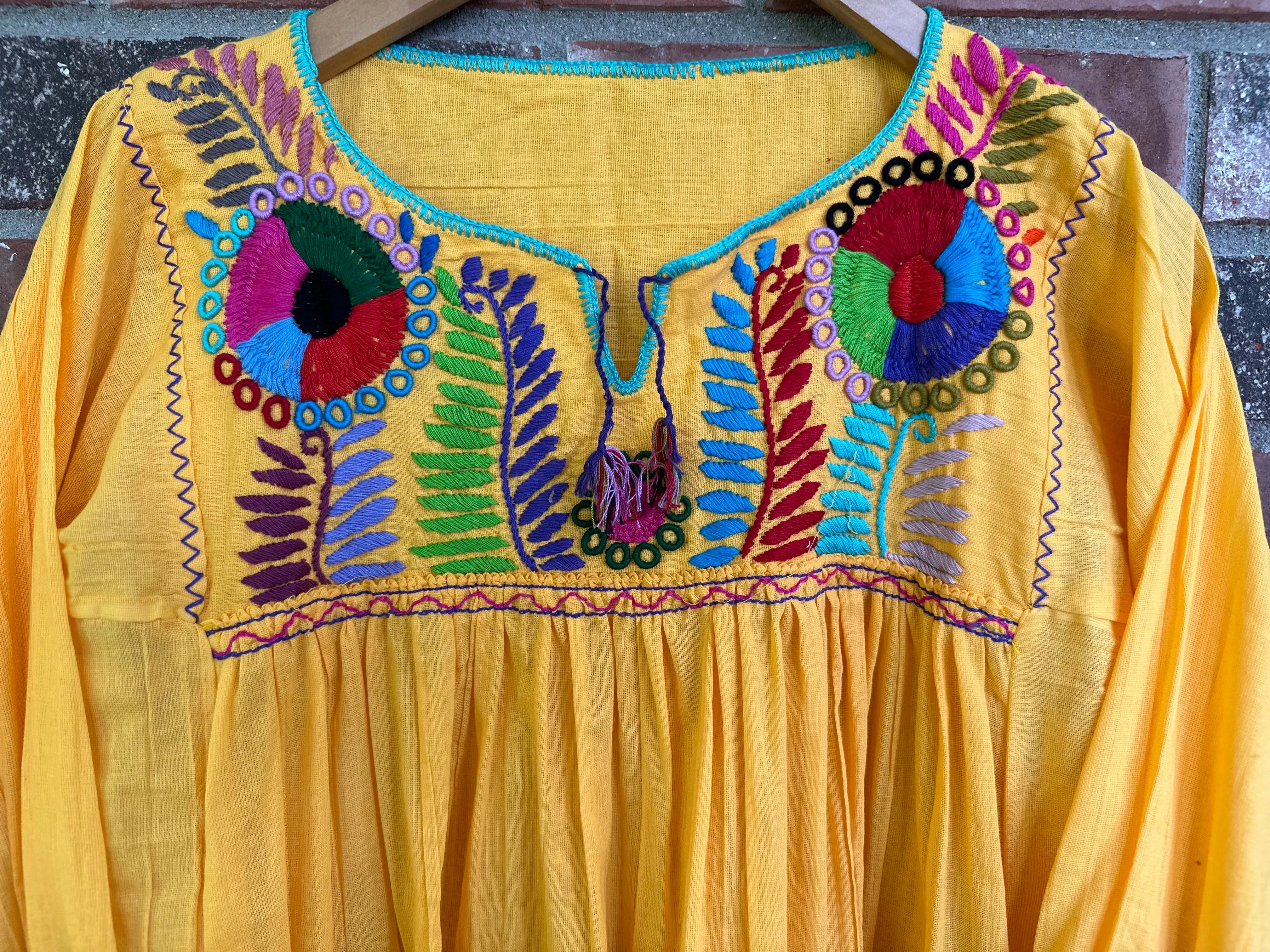 Yellow Blusa con Flores