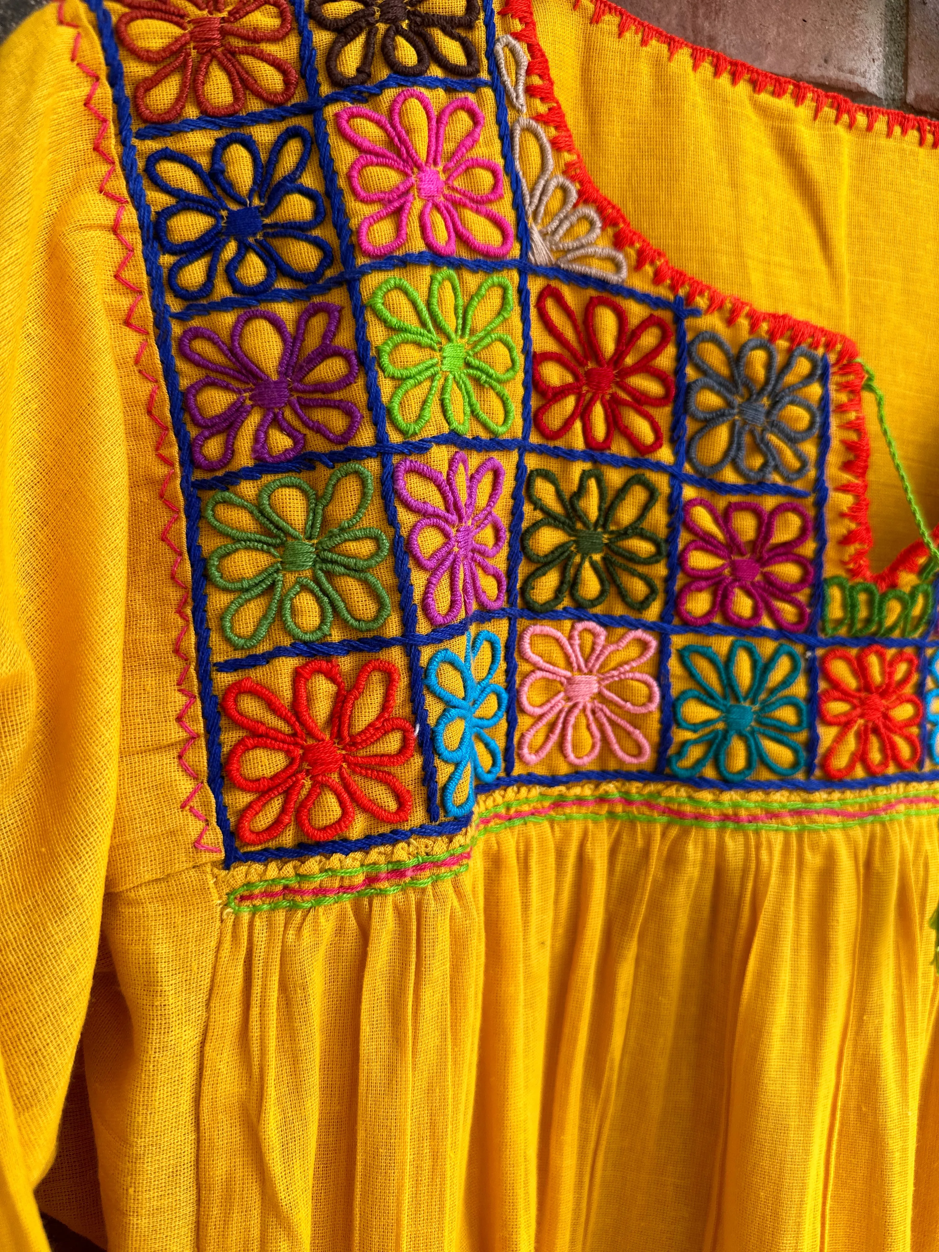Yellow Rococo Blouse