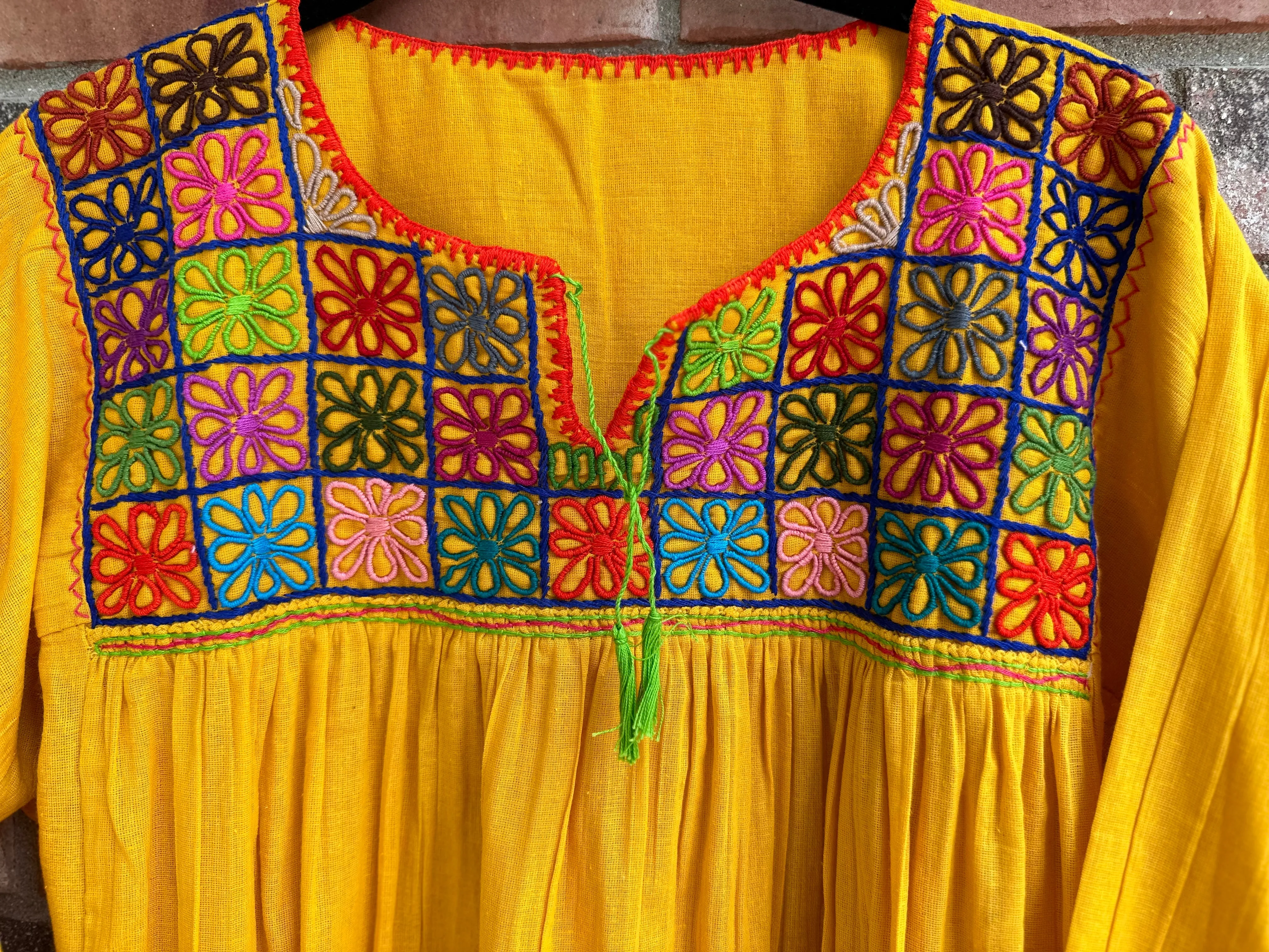 Yellow Rococo Blouse