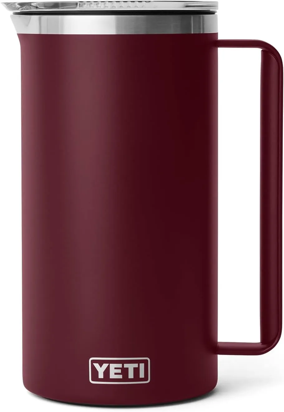 YETI Rambler 64 oz Pitcher, Vacuum Insulated, Stainless Steel with MagSlider Lid, Wild Vine Red