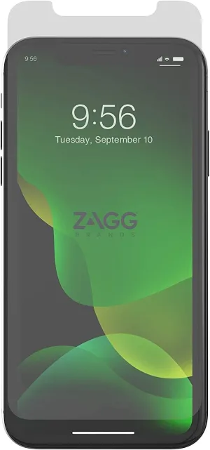 ZAGG InvisibleShield Glass  Screen Protector – High-definition Tempered Glass Made for Apple iPhone 11 Pro Max – Impact & Scratch Protection, clear