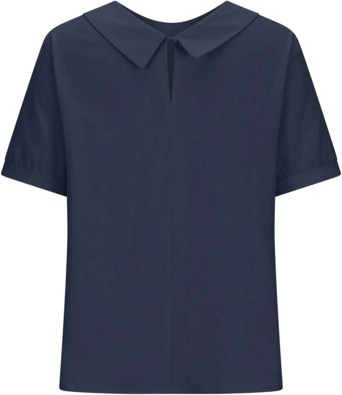 ZOCANIA Cotton Linen Shirts for Women Casual Short Sleeve Blouses for Women Dressy Summer Cute Tops Tunic Top
